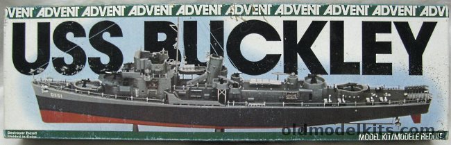 Revell 1/249 USS Buckley DE51 Destroyer Escort - (Advent Issue), 2506 plastic model kit